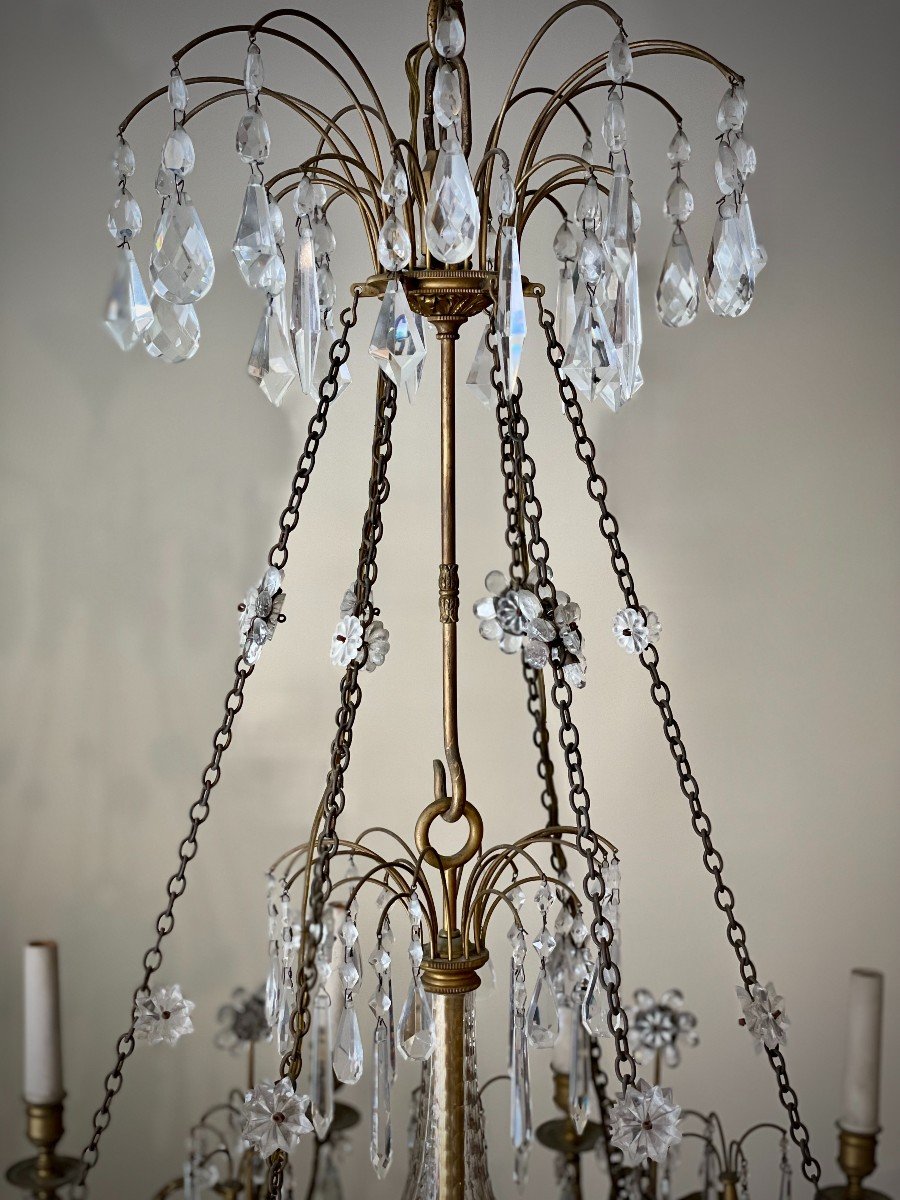 Neo-classical Swedish Chandelier-photo-3