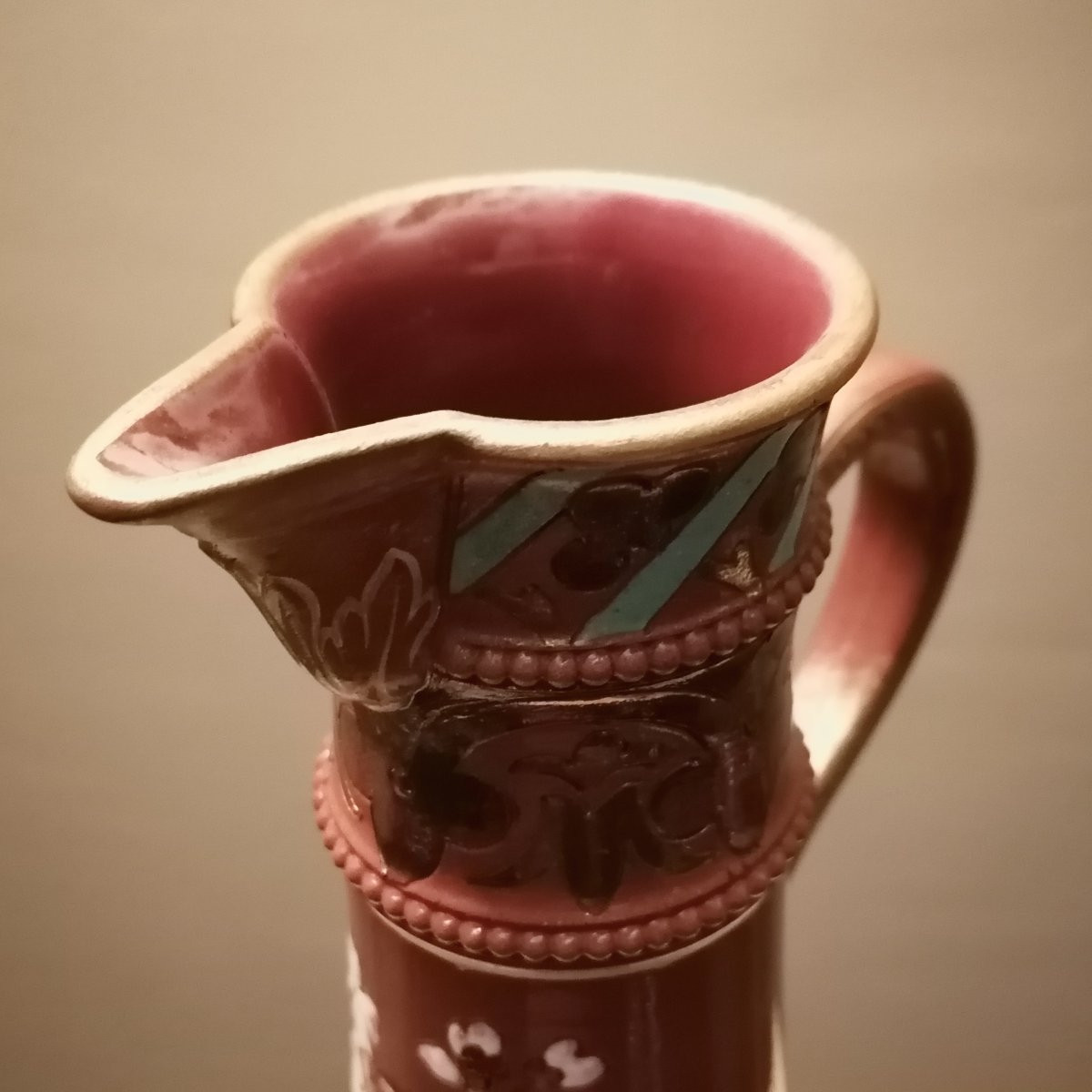 Sarreguemines Vase. V Kremer.-photo-1
