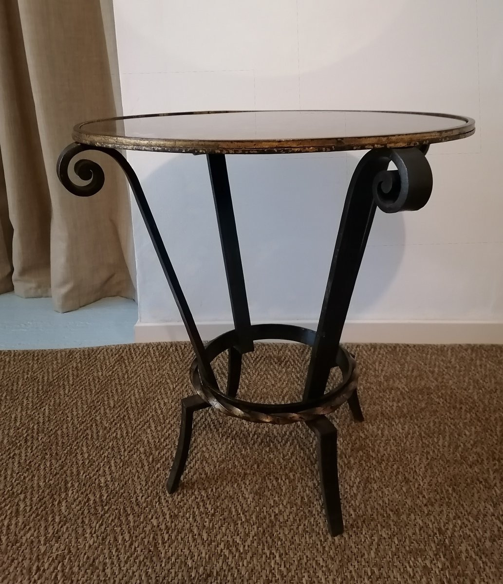 1940s Pedestal Table-photo-2