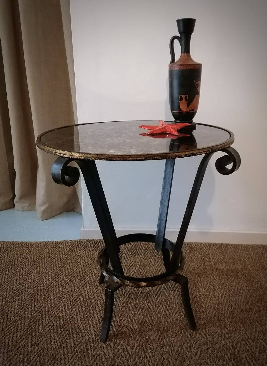 1940s Pedestal Table-photo-5