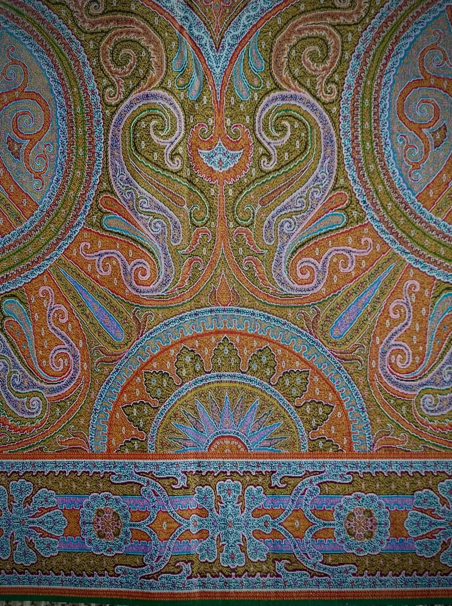 19th Century Cashmere Shawl. Paris.-photo-5