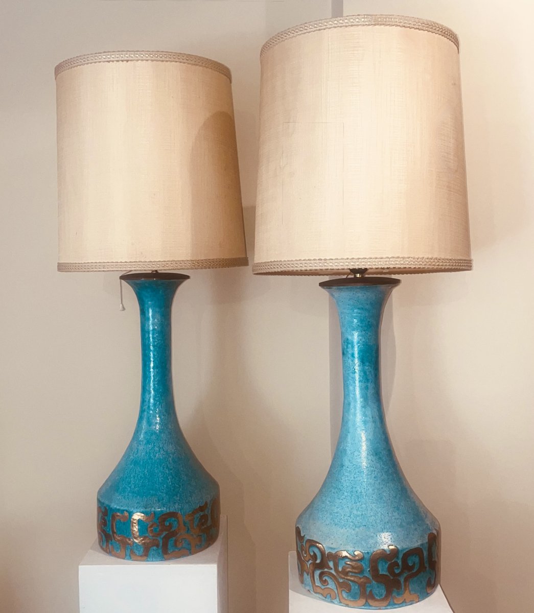 Pair Of 20th-century Lamps