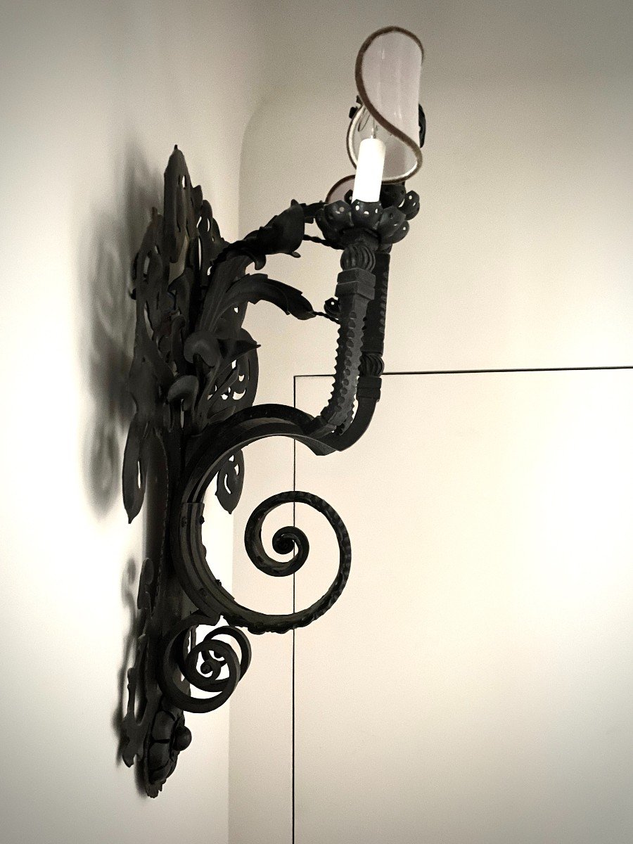 Large Sconce. Alessandro Mazzucotelli.-photo-2
