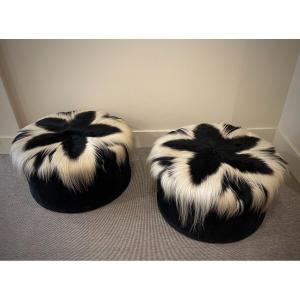 2 Poufs "70".