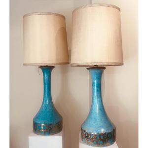 Paire de Lampes XXe