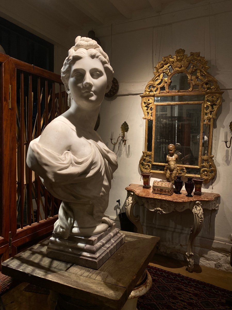Bust Of Diana Marble-photo-4