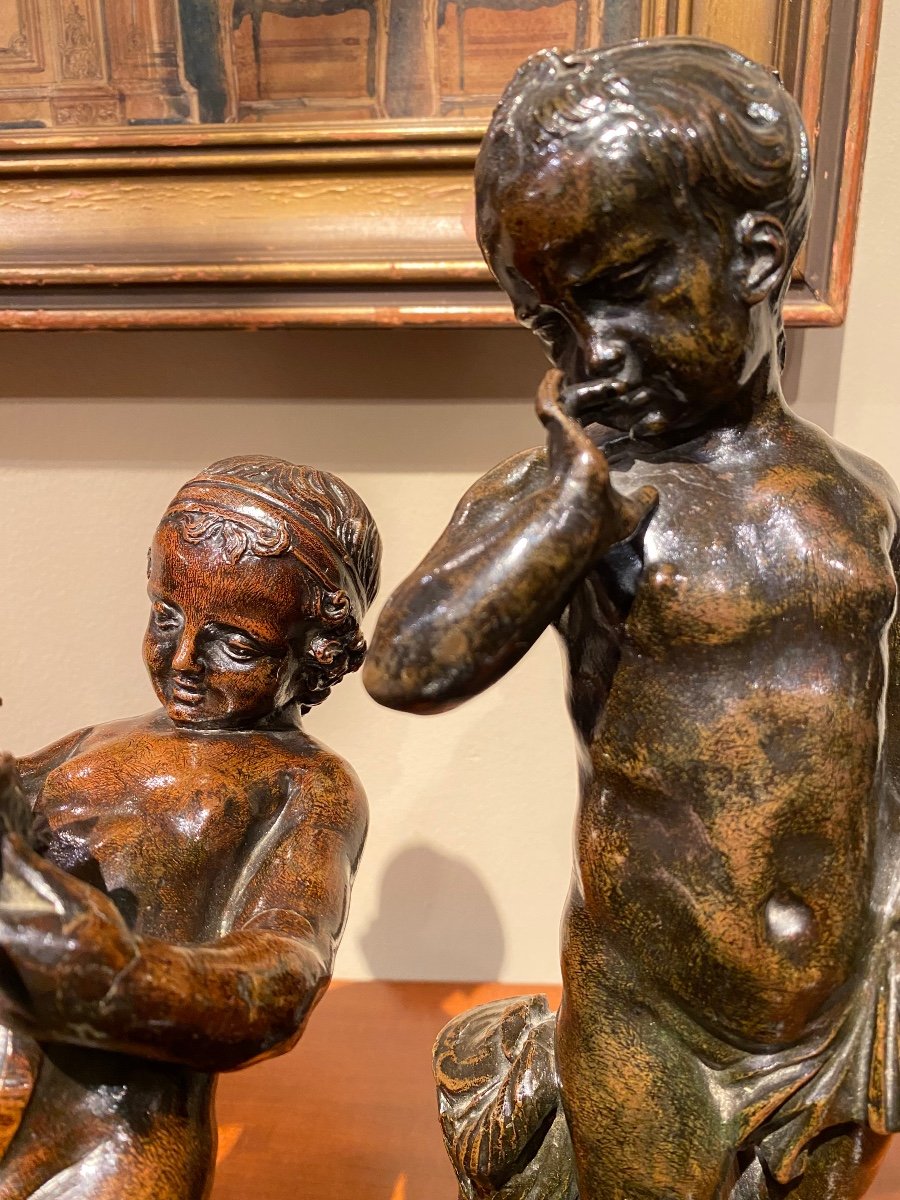 Pair Of Bronzes Or Two Bronzes -photo-4