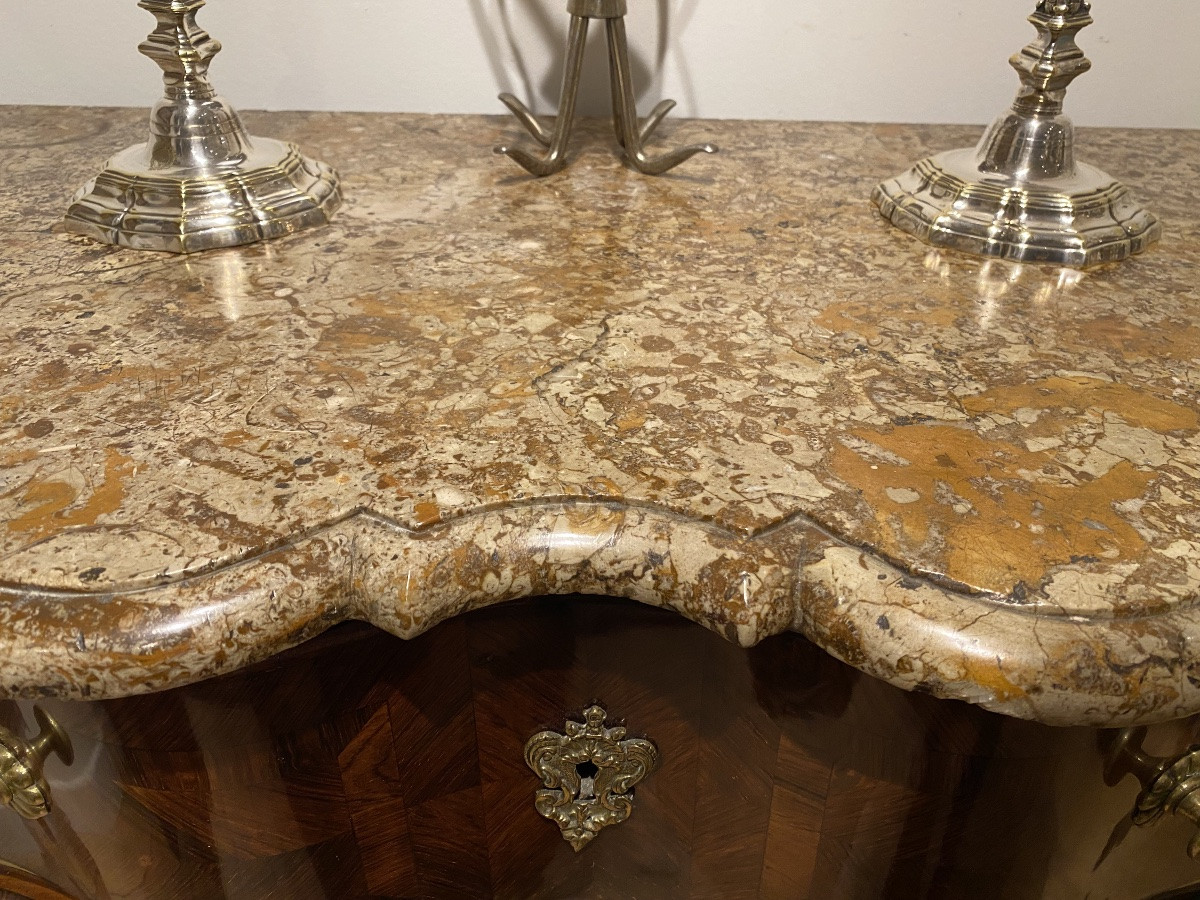 Commode Sauteuse Arbalète époque Régence -photo-5