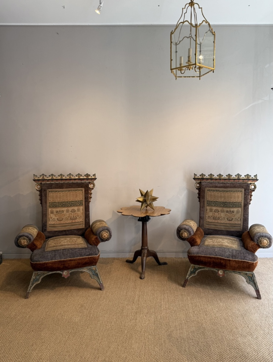 Pair Of Armchairs -photo-2