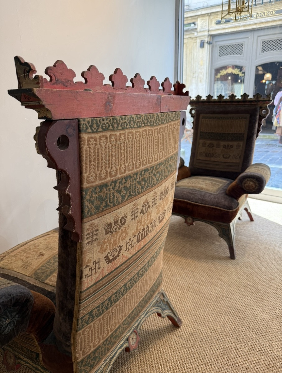 Pair Of Armchairs -photo-3