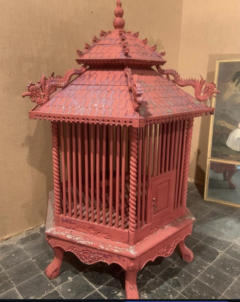 Grande cage en bois-photo-2