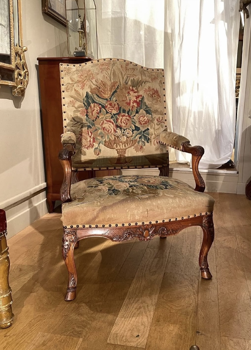 Grand fauteuil régence 