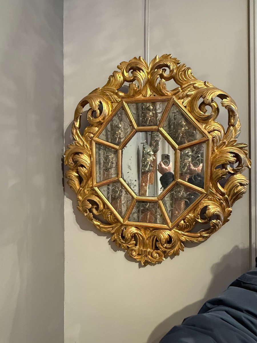 18th Century Italian Mirror-photo-3