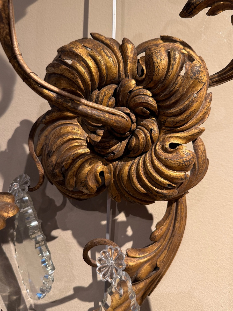 Large Pair Of Wall Lights -photo-2