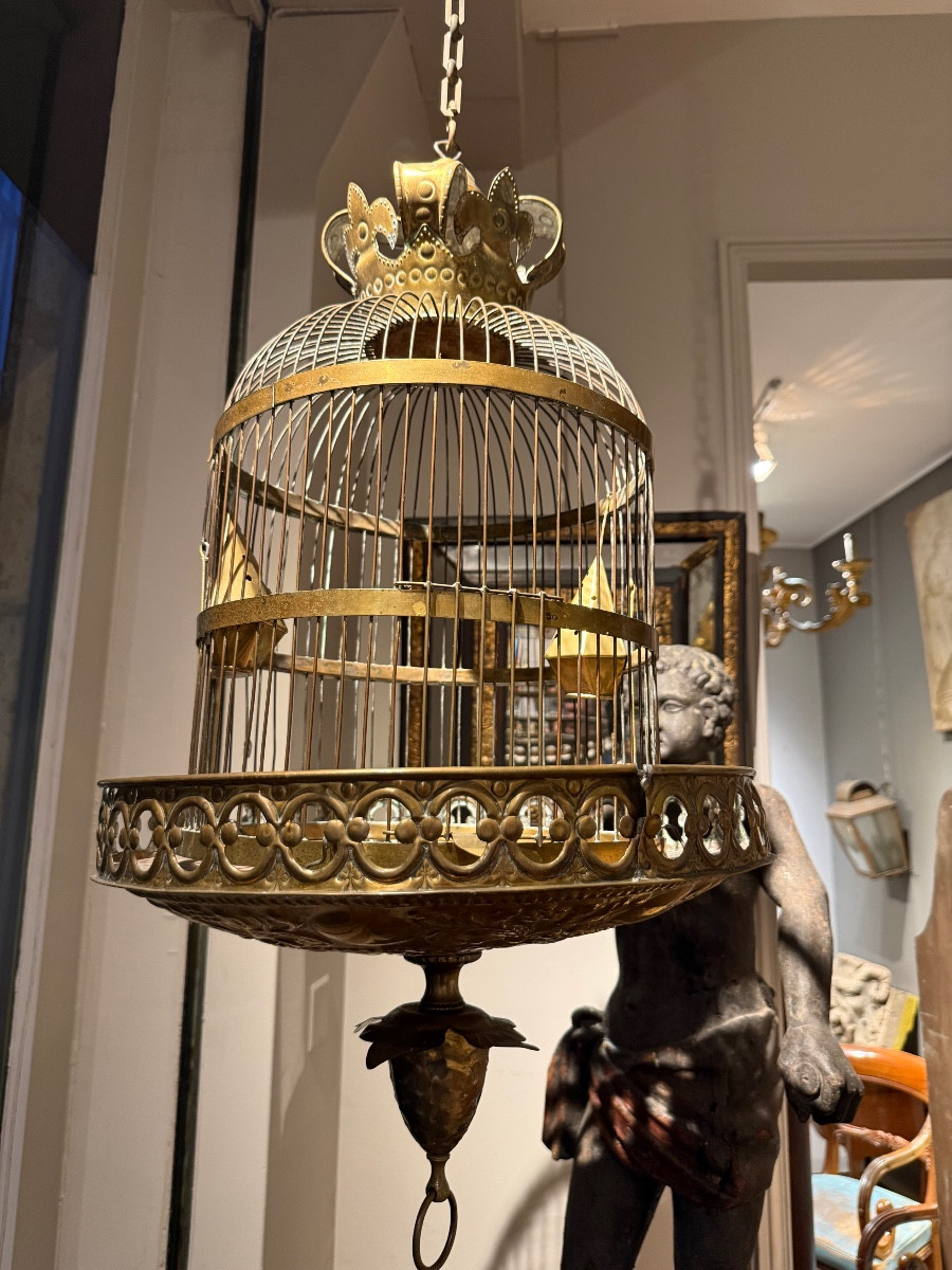 18th Century Brass Birdcage