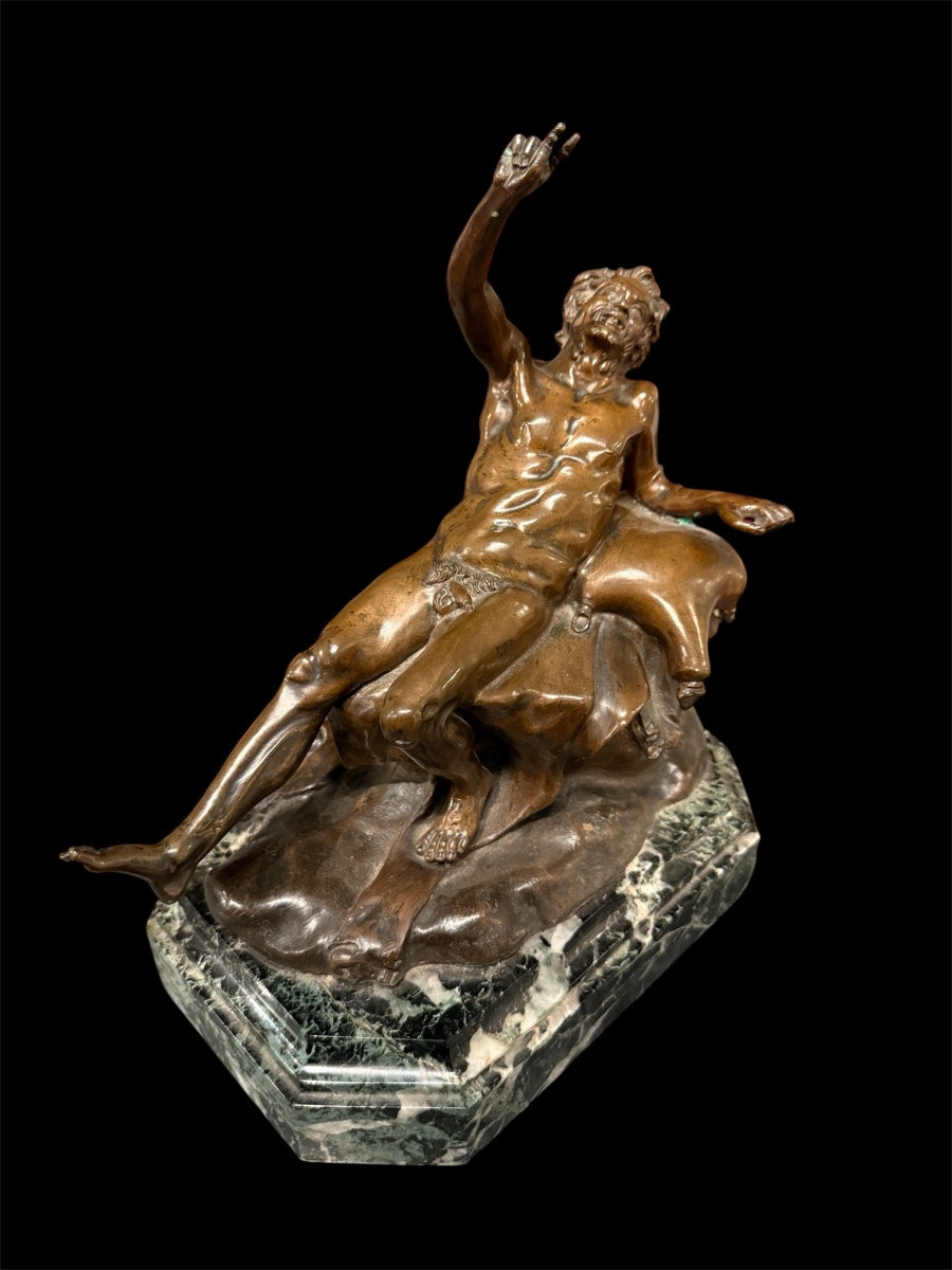 Bronze satyre ivre -photo-3