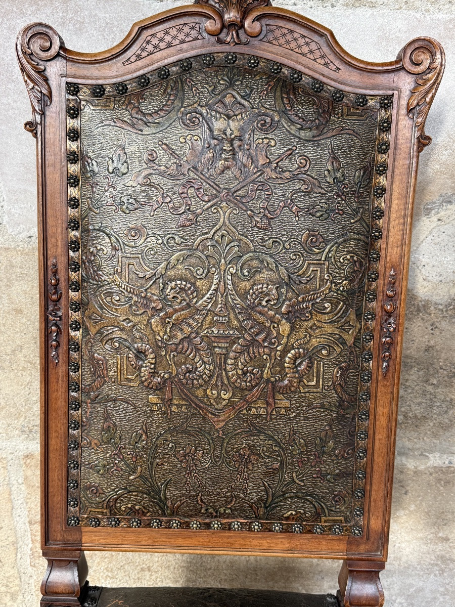 8 chaises style L XIV-photo-7