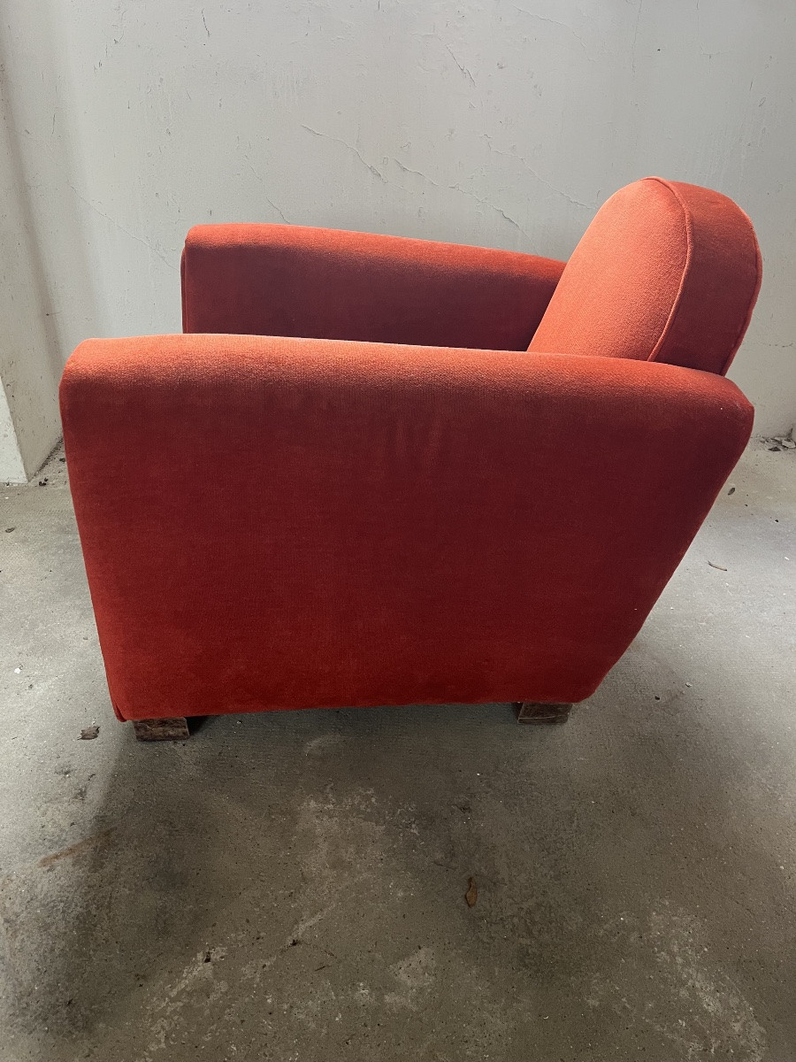 Pair Of Club Chairs -photo-3