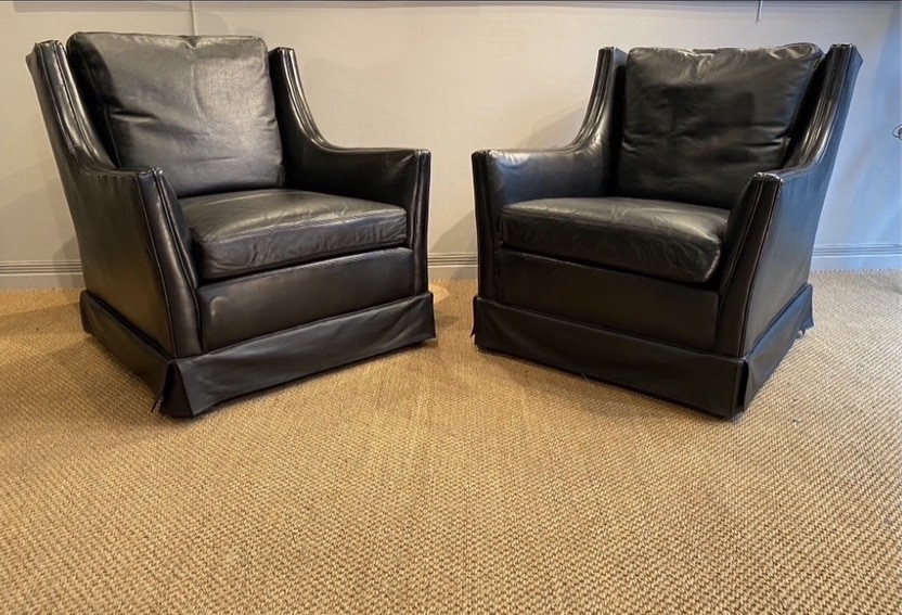 Salon cuir noir -photo-3