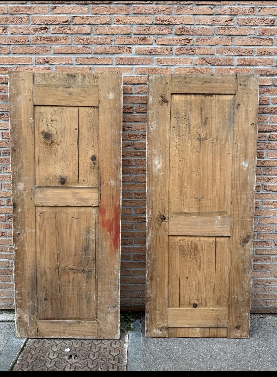 Paire de consoles avec leur paire de miroirs -photo-1