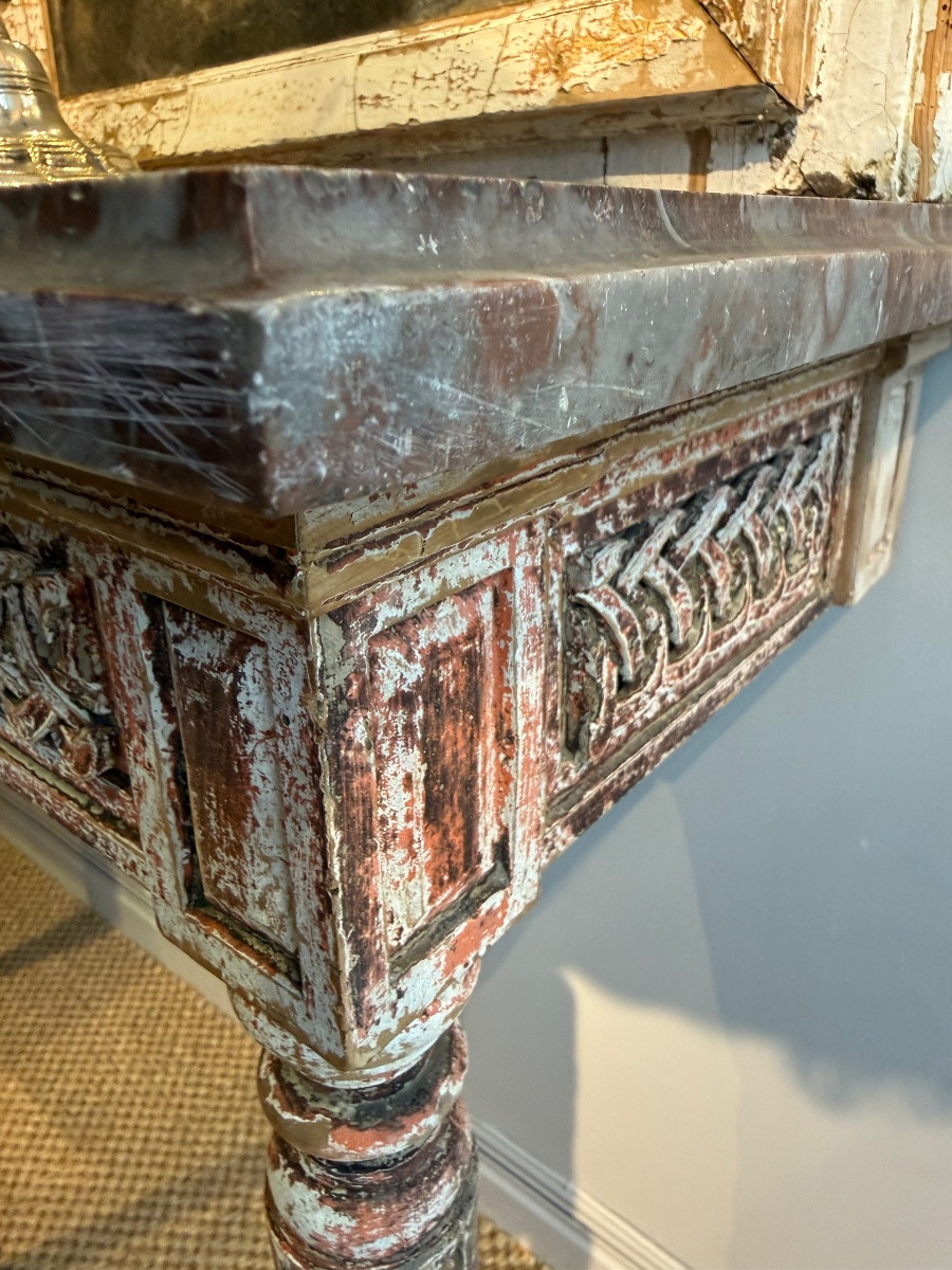 Paire de consoles avec leur paire de miroirs -photo-4