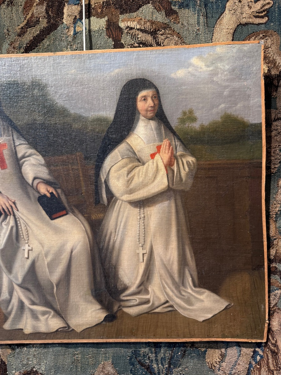 Huile sur toile 2 sœurs -photo-2