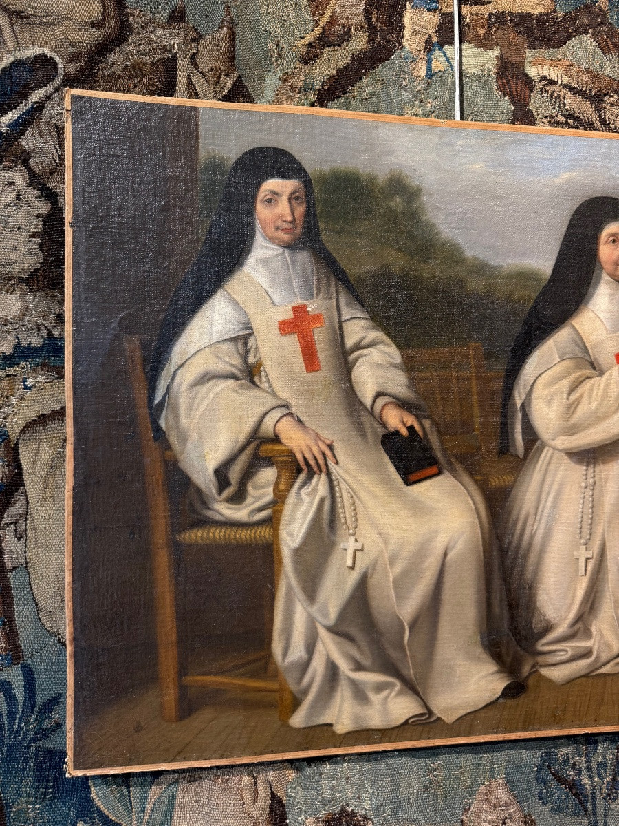 Huile sur toile 2 sœurs -photo-3