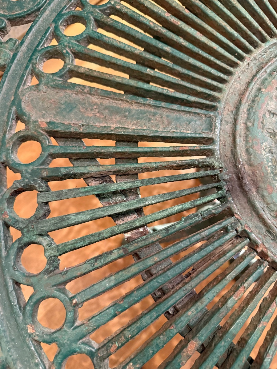 Pedestal Table Circa 1800, Cast Iron -photo-4