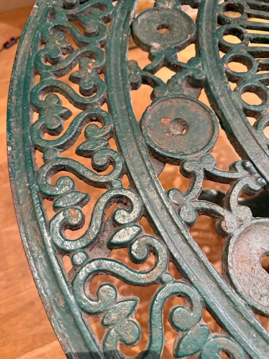 Pedestal Table Circa 1800, Cast Iron -photo-5