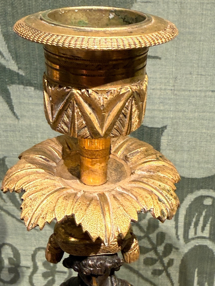 Pair Of Louis XVI Candlesticks-photo-4