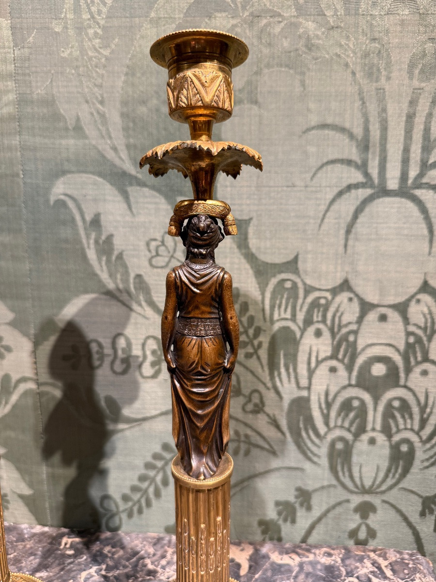 Pair Of Louis XVI Candlesticks-photo-8