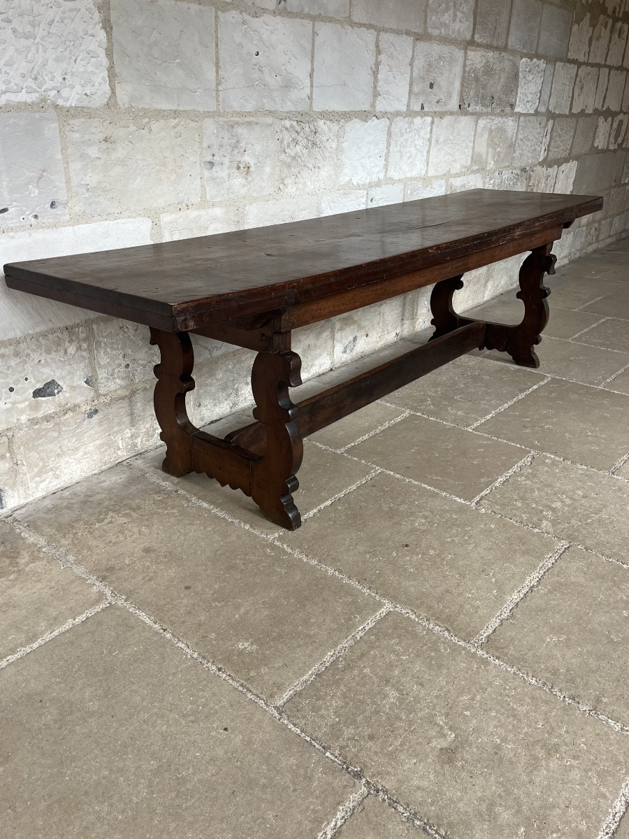 Table noyer Italie XVIIeme-photo-2