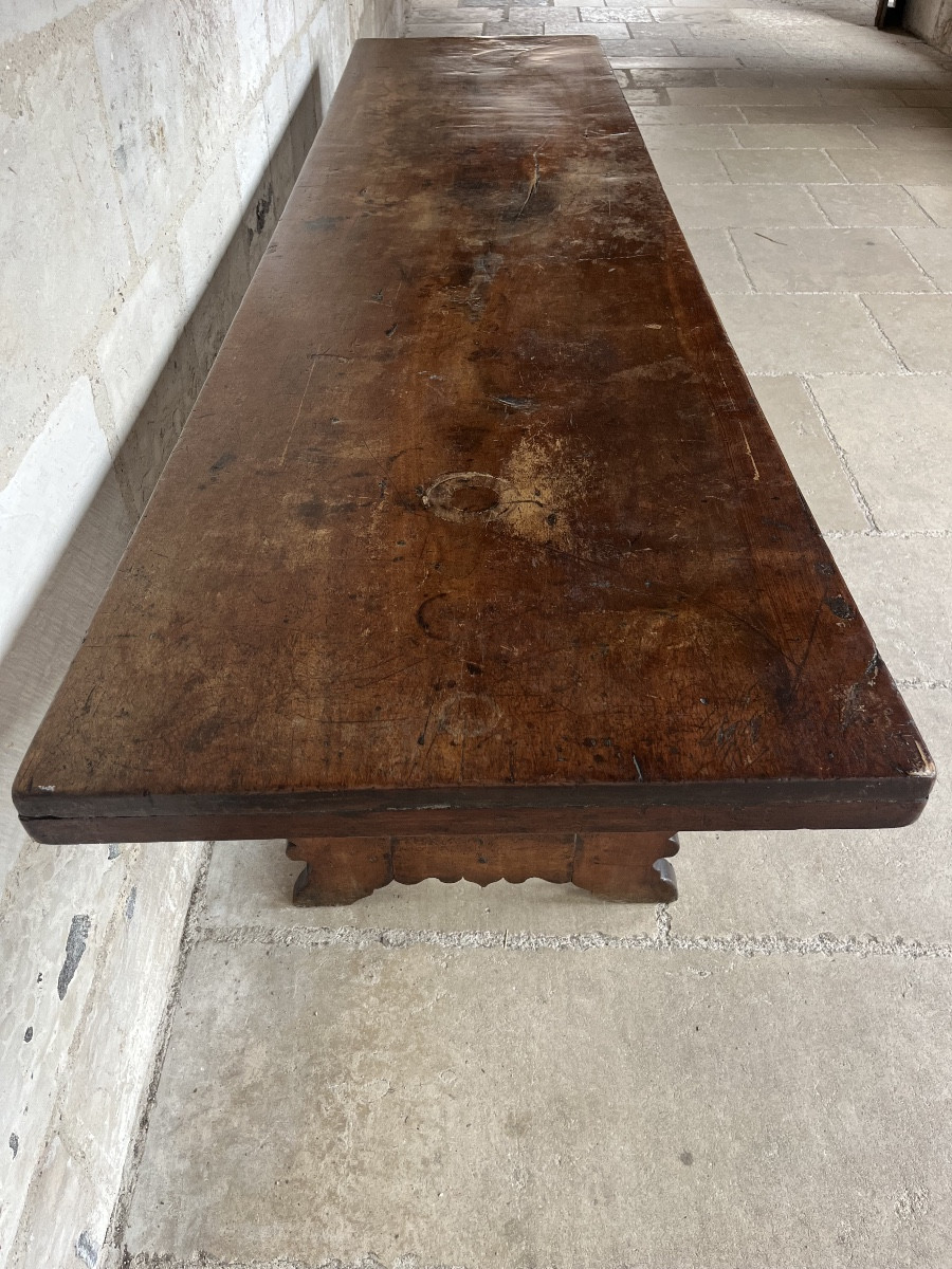 Table noyer Italie XVIIeme-photo-3