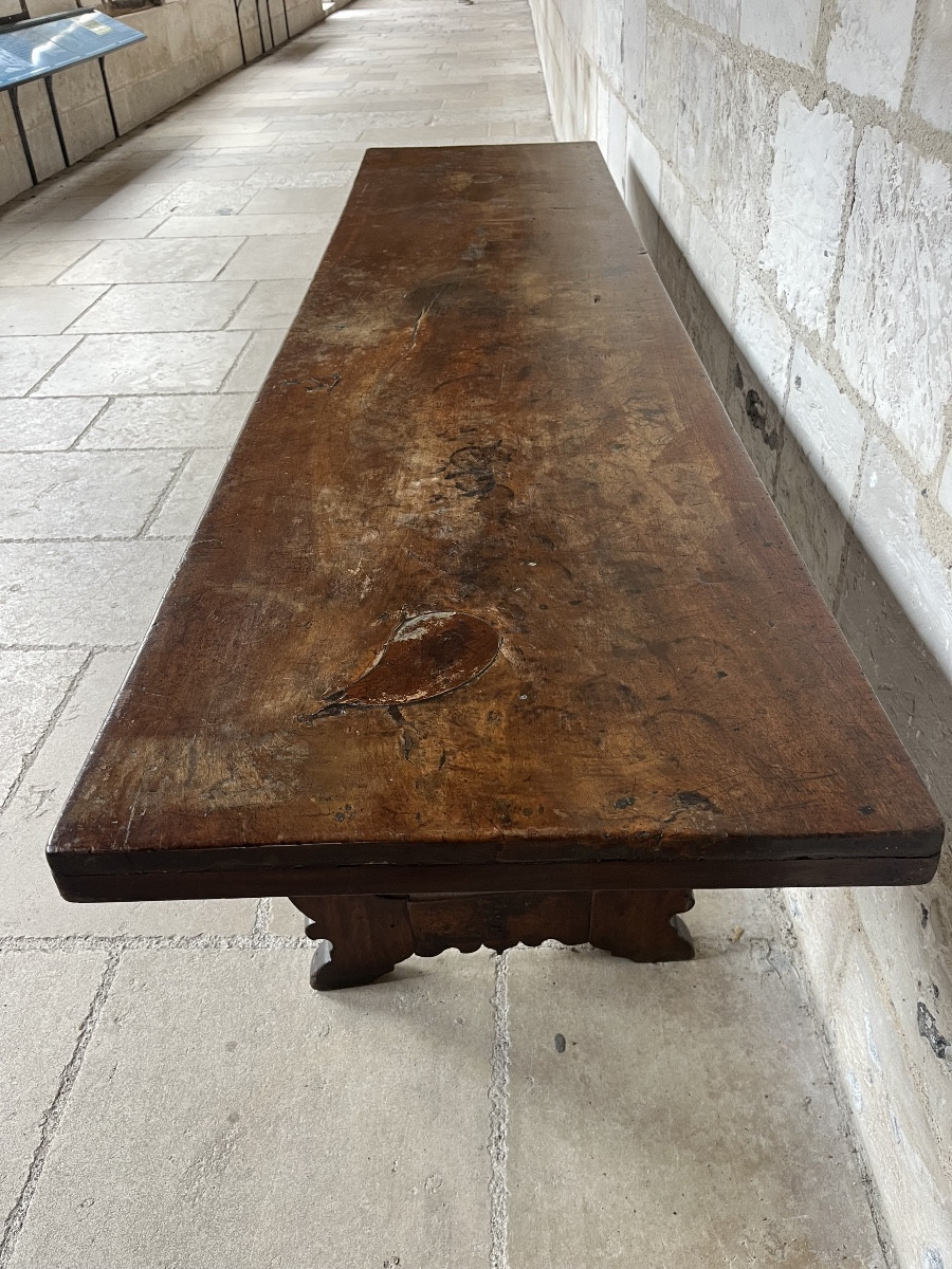 Table noyer Italie XVIIeme-photo-4