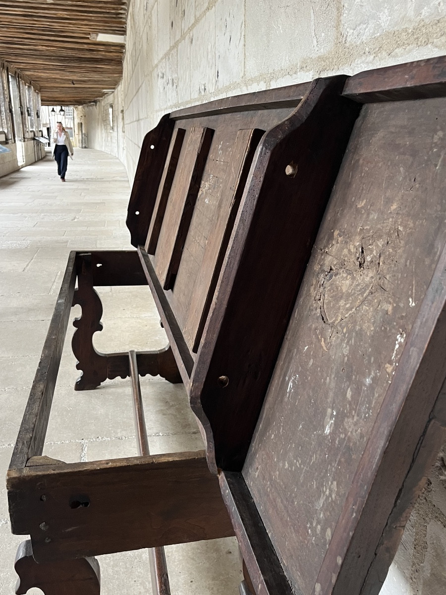 Table noyer Italie XVIIeme-photo-2