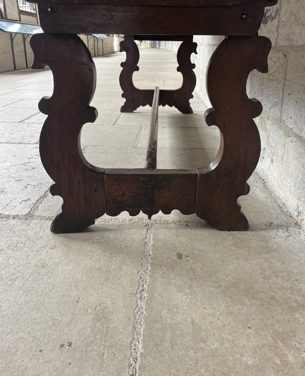 Table noyer Italie XVIIeme-photo-3