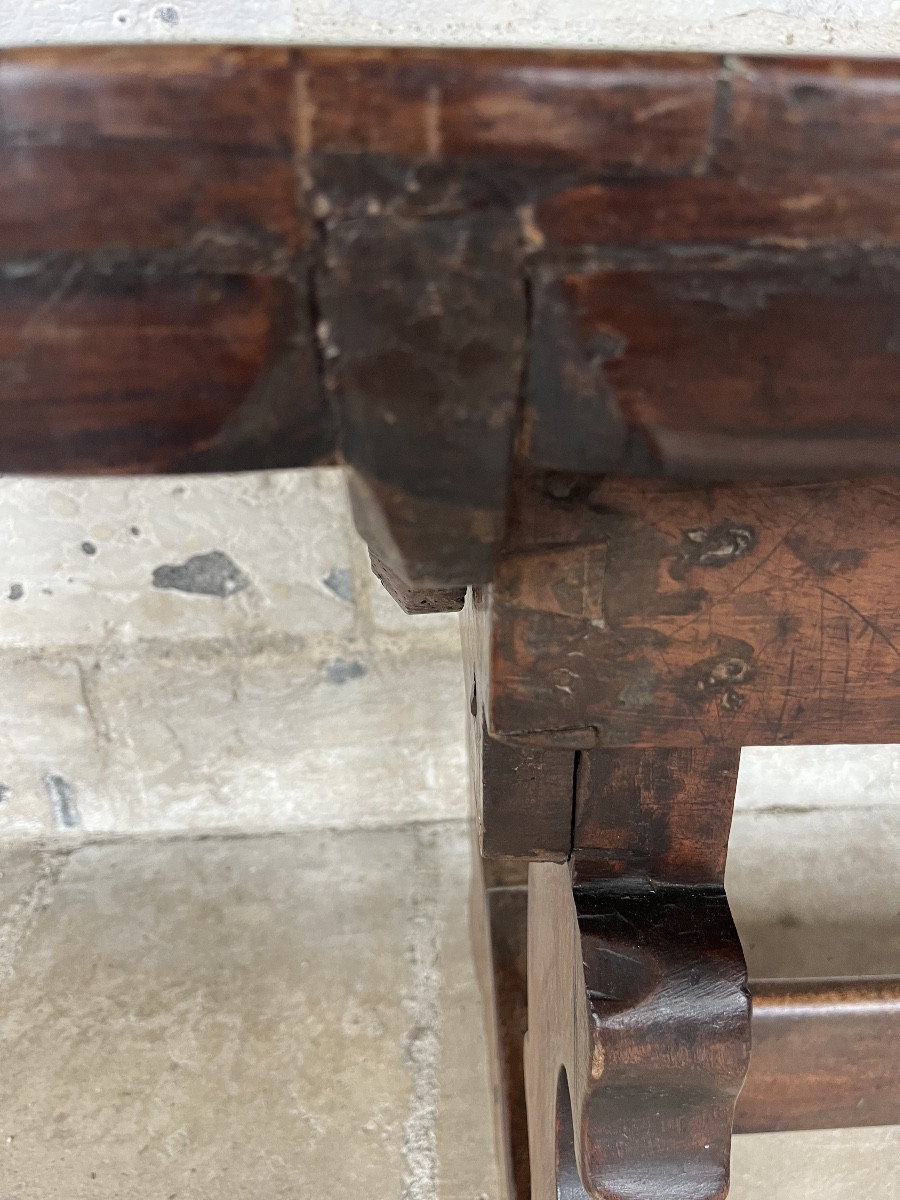 Table noyer Italie XVIIeme-photo-4
