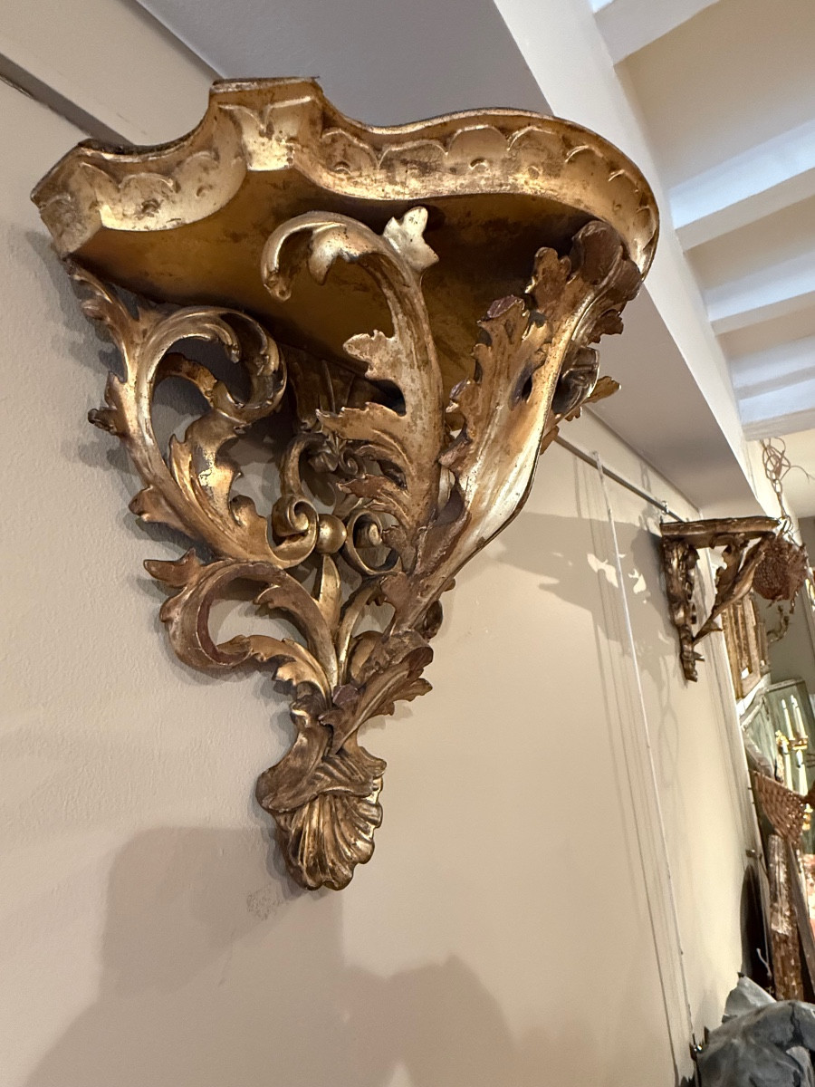 Paire de consoles d applique