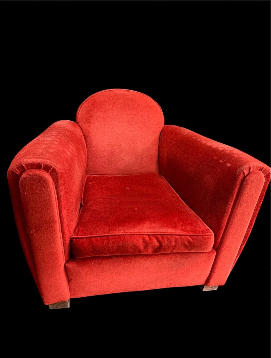 Paire de fauteuils club -photo-4