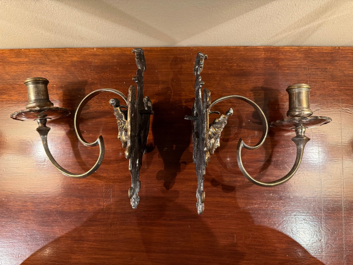 Pair Of Regency Wall Lights-photo-2