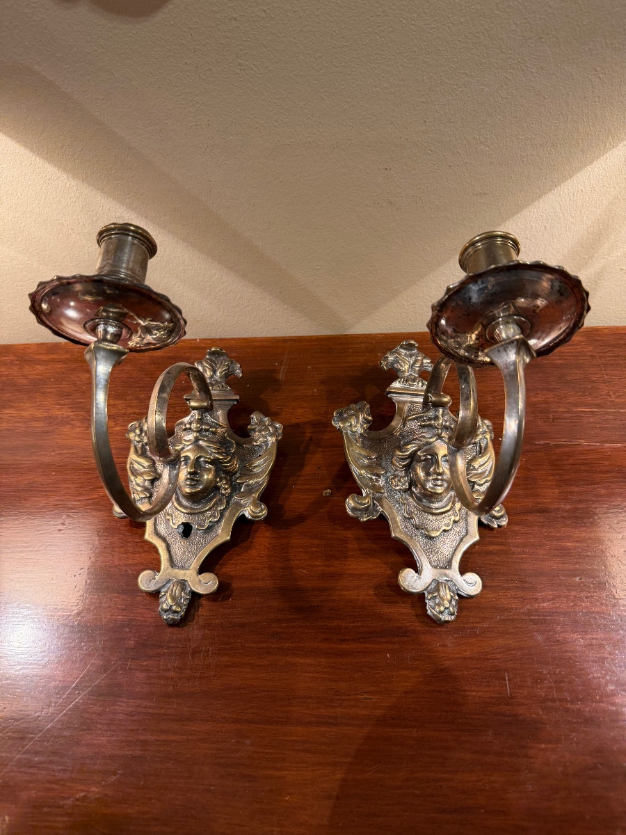 Pair Of Regency Wall Lights