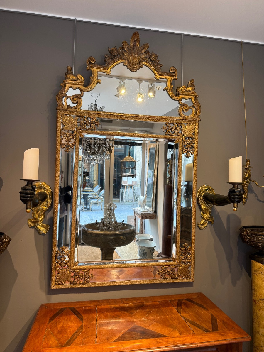 Miroir régence 