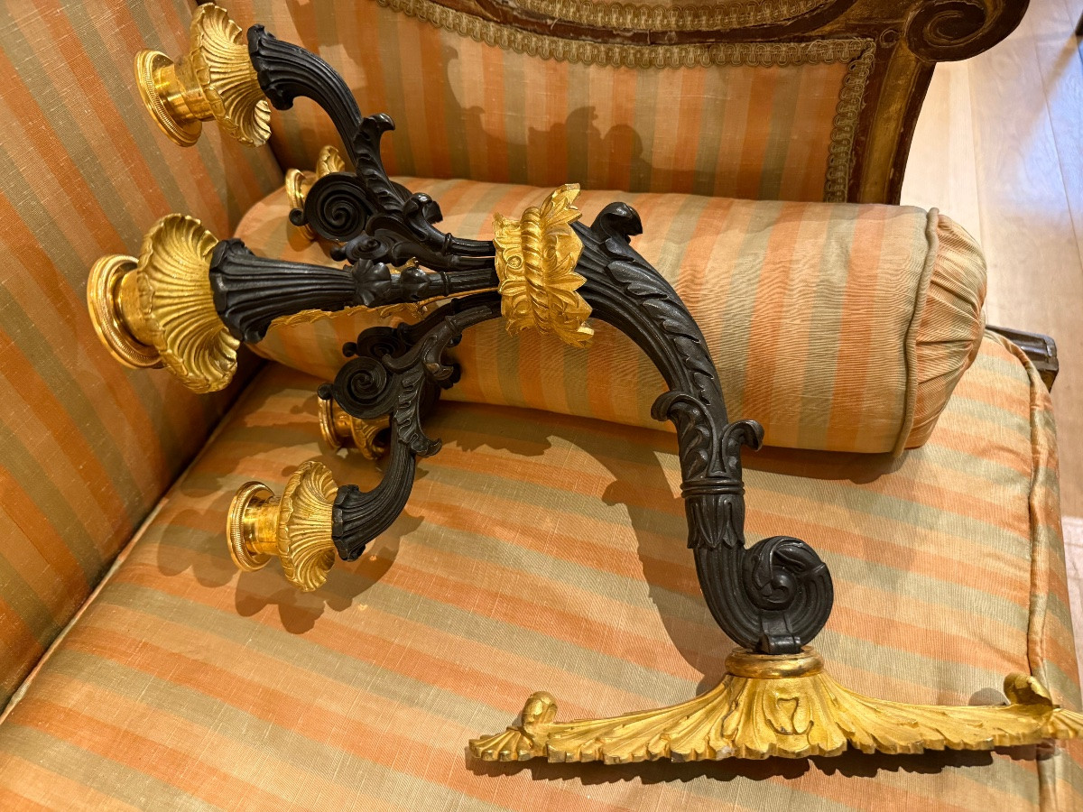 Pair Of Charles X Sconces-photo-6