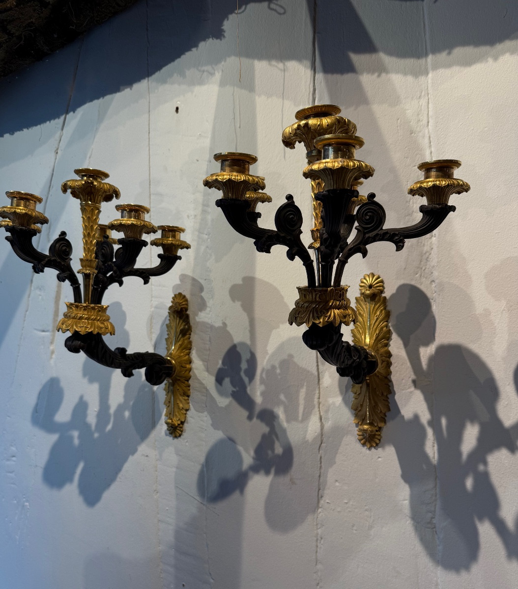 Pair Of Charles X Sconces
