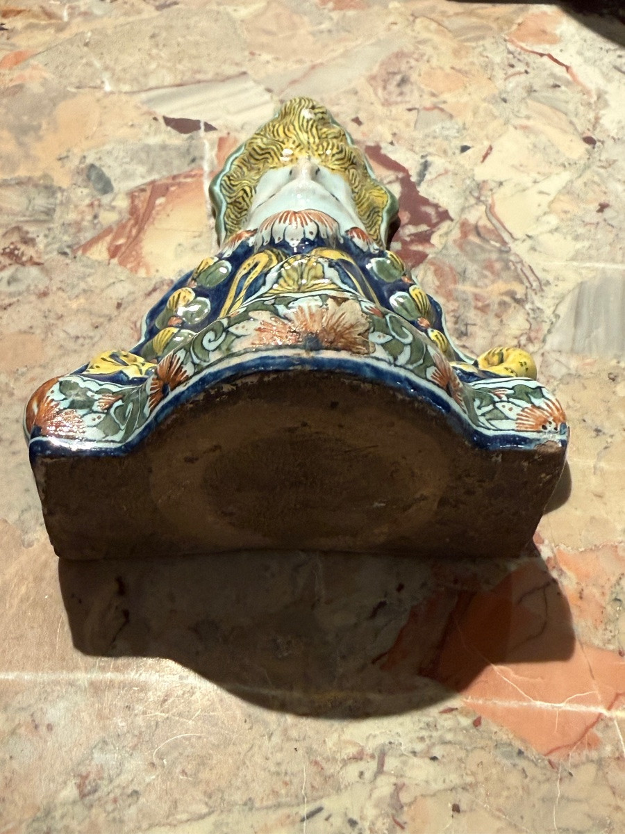 Pair Of Earthenware Brackets-photo-4