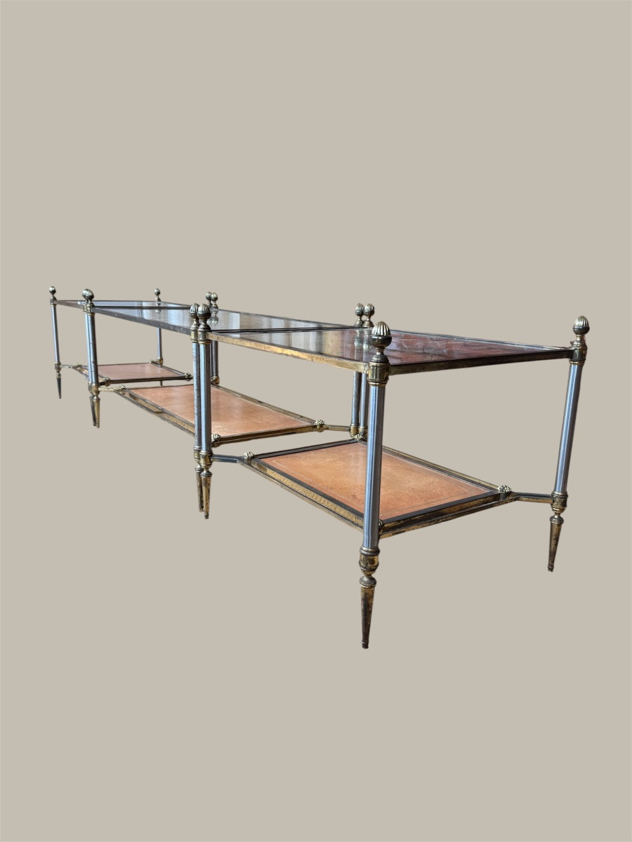 Table basse et paire de bouts de canapé -photo-2