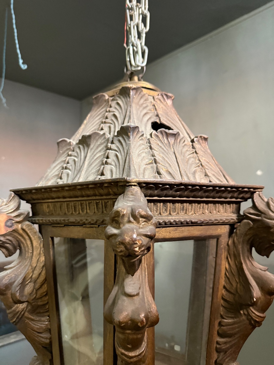Carved Wooden Lantern-photo-4