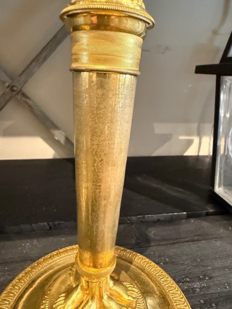 Pair Of Directoire-style Candlesticks-photo-1