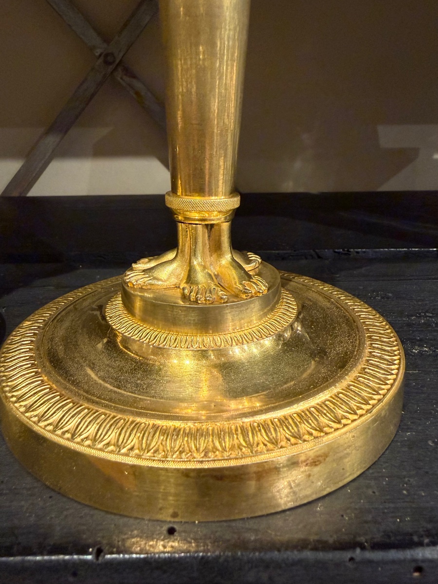 Pair Of Directoire-style Candlesticks-photo-3