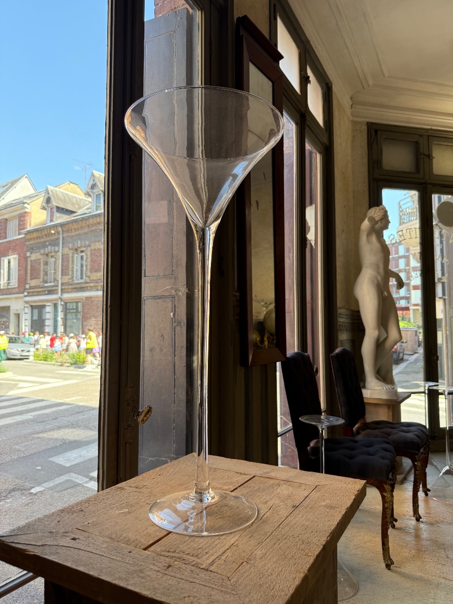 Set Of 12 Giant Stemmed Glasses -photo-2